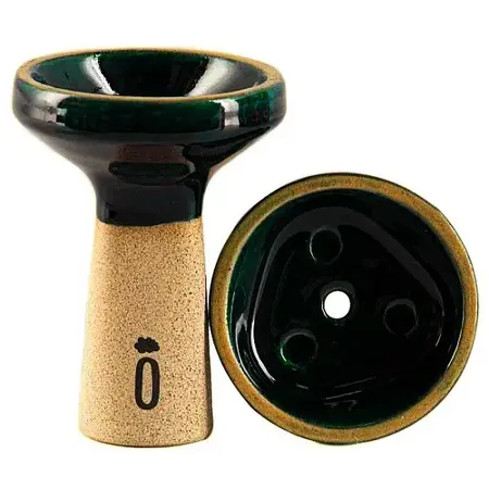 Чаша для кальяна - Облако - TRIO - Black - зеленый