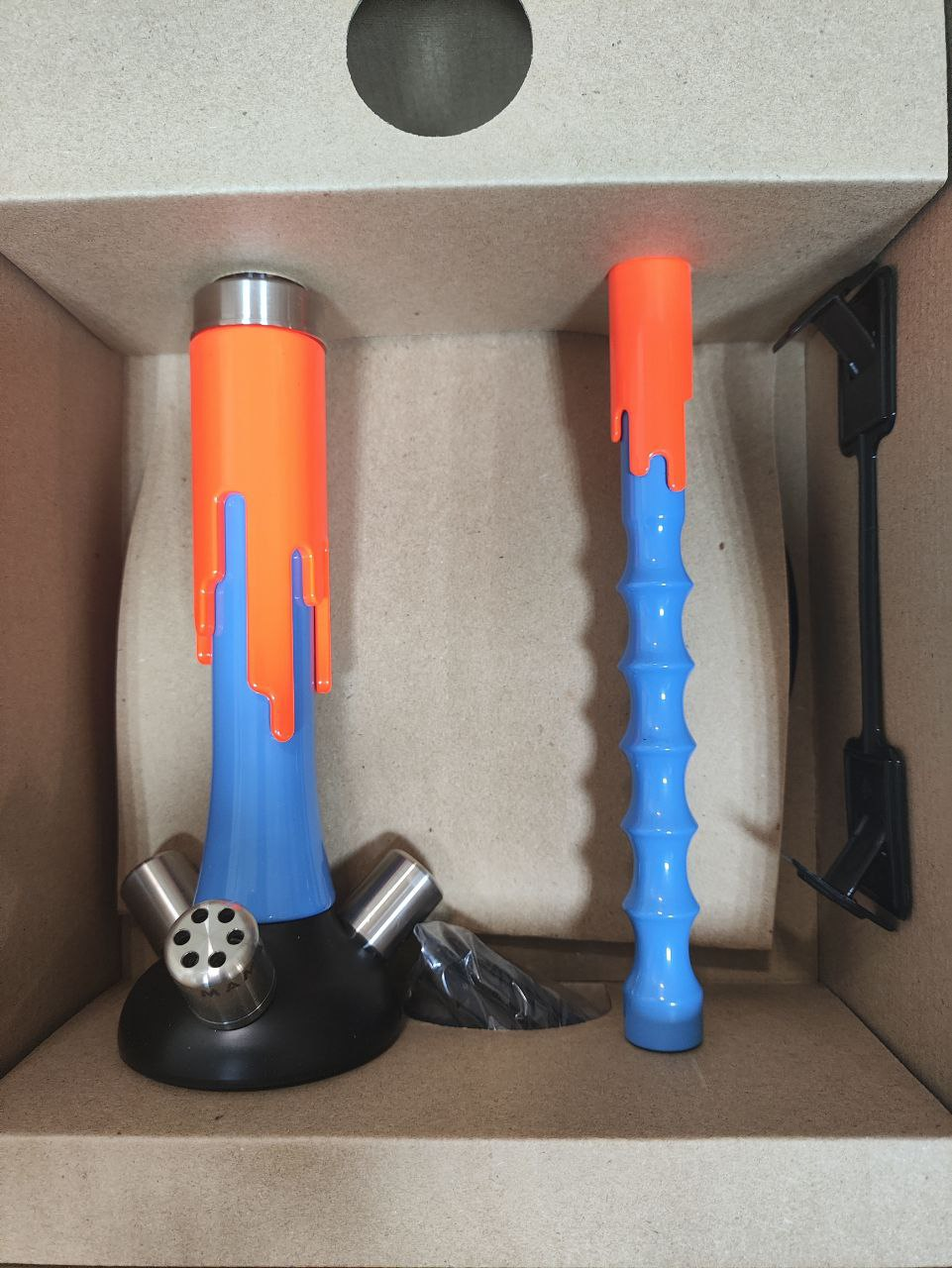 Кальян - Mamay - Flow - ( Голубой - оранжевый флюр )