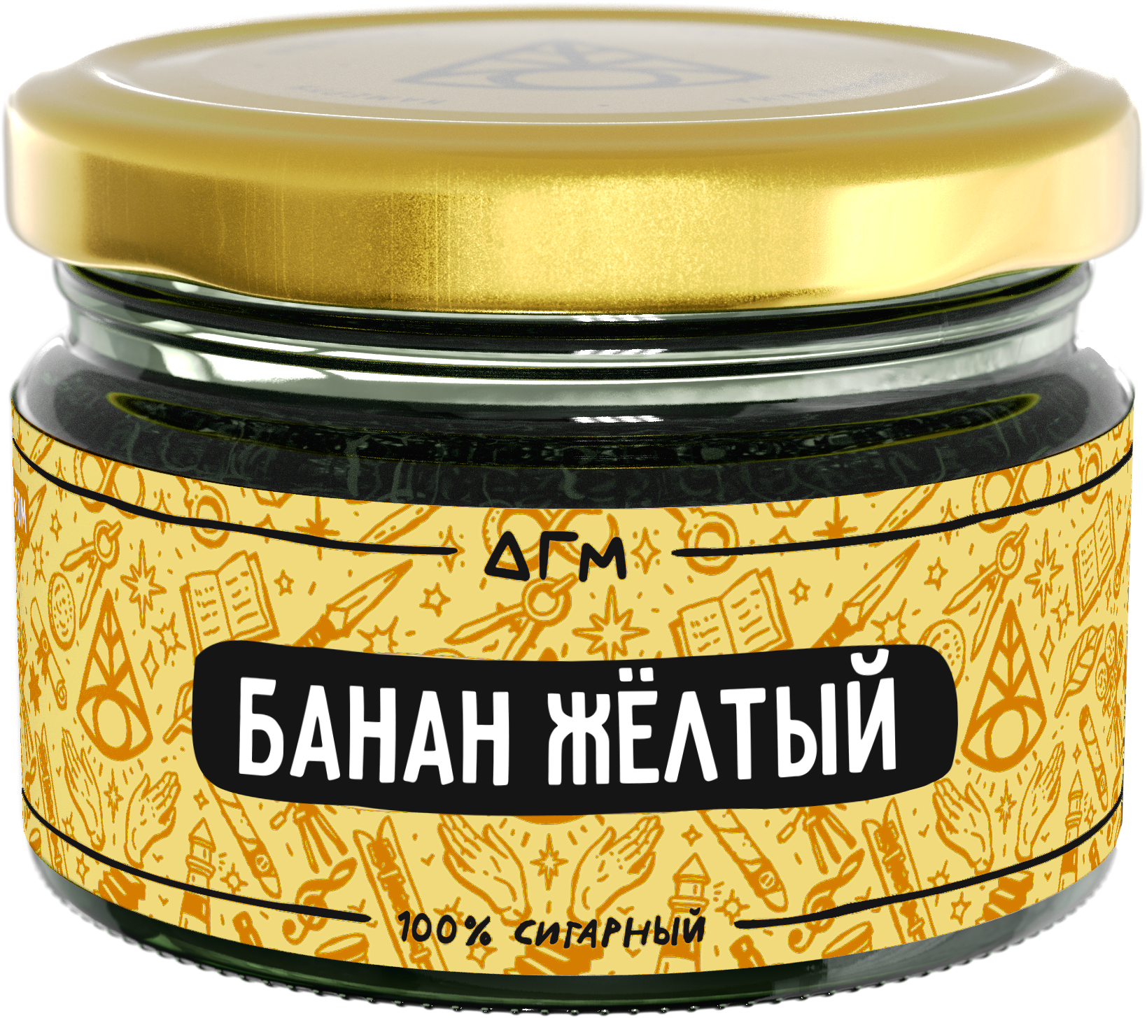 Табак для кальяна - Dogma - БАНАН ЖЕЛТЫЙ ( с ароматом банан ) - 80 г