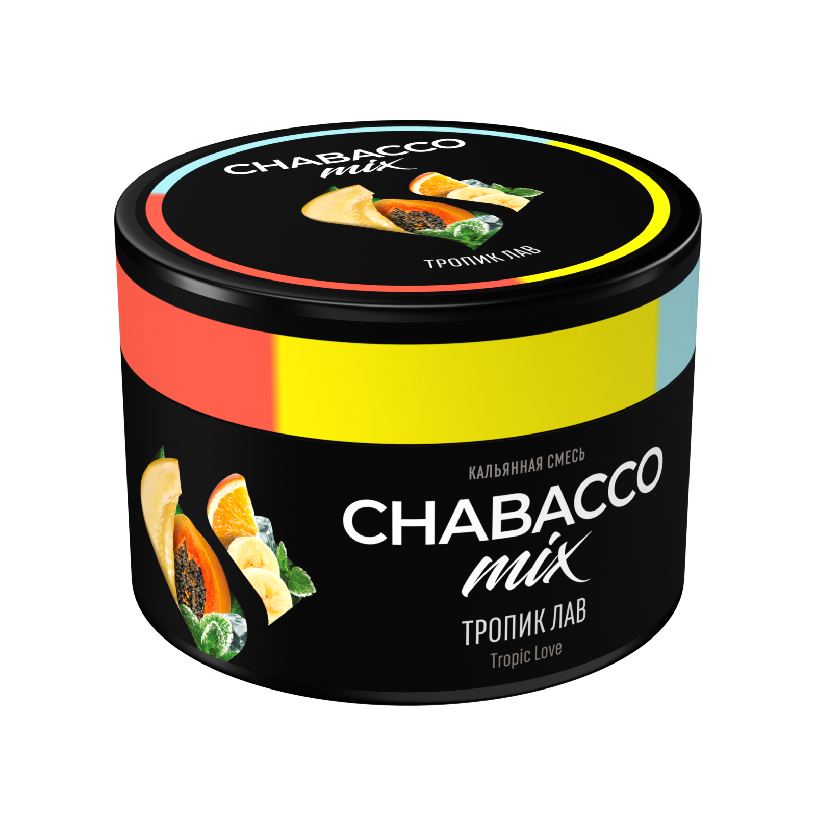 Бестабачная смесь для кальяна - Chabacco Mix - Tropic Love ( с ароматом тропик лав ) - 40 г