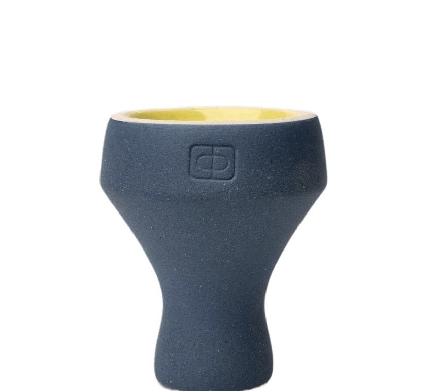 Чаша для кальяна - Forma Bowl - Турка Бетон - синий желтый ( турка )