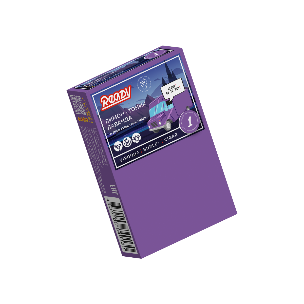 Табак для кальяна - Ready - Tonic Trip - ( с ароматом лимон тоник лаванда ) - 30 г