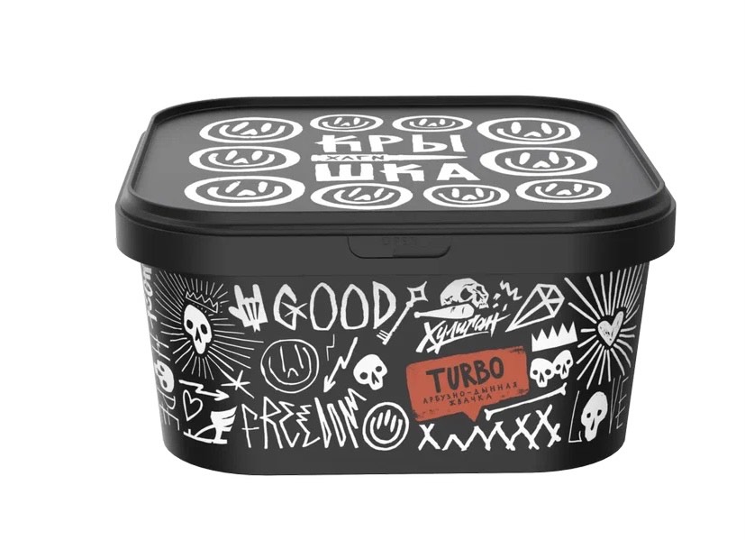 Табак для кальяна - Хулиган - TURBO ( с ароматом арбузно-дынная жвачка ) - 200 г