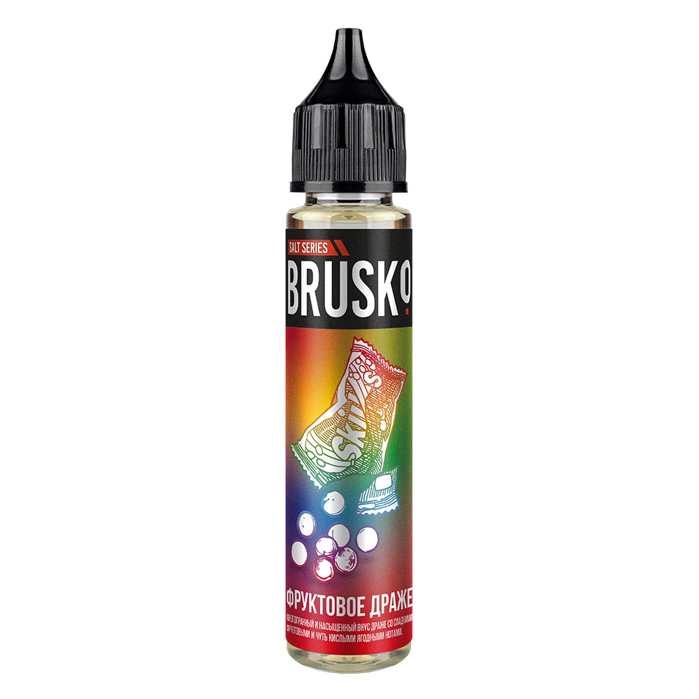 Жидкость - Brusko - Salt 20 - Фруктовое драже - 30 ml