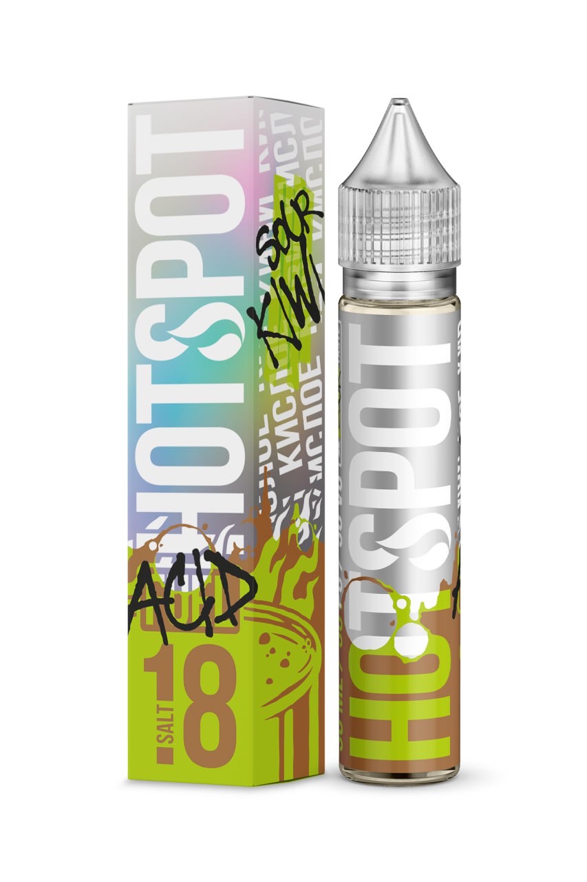 Жидкость - Hotspot Sour - Kiwi Acid - Salt 18 - 30 ml