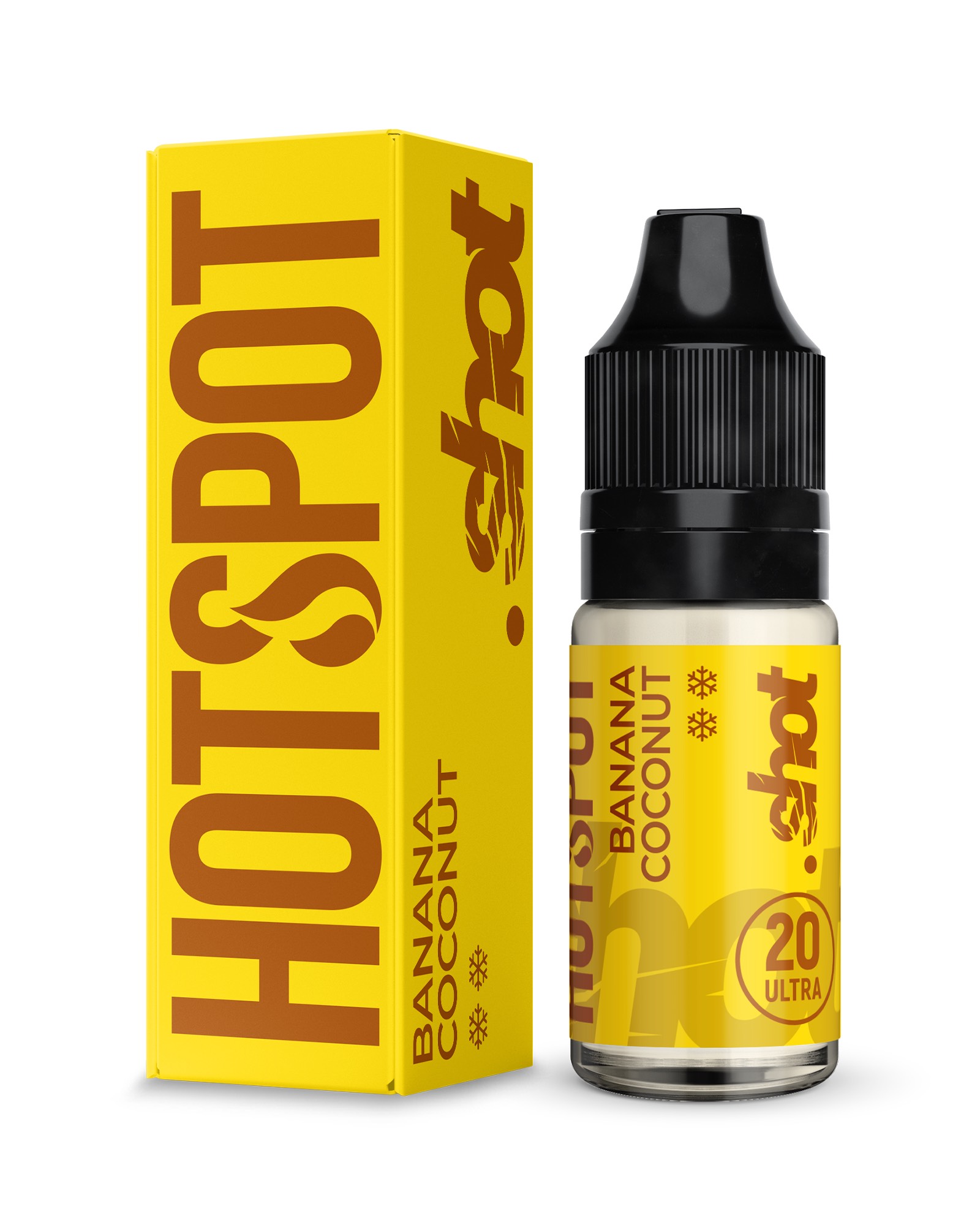 Жидкость - Hotspot - Ultra S - Banana-coconut - 10 ml