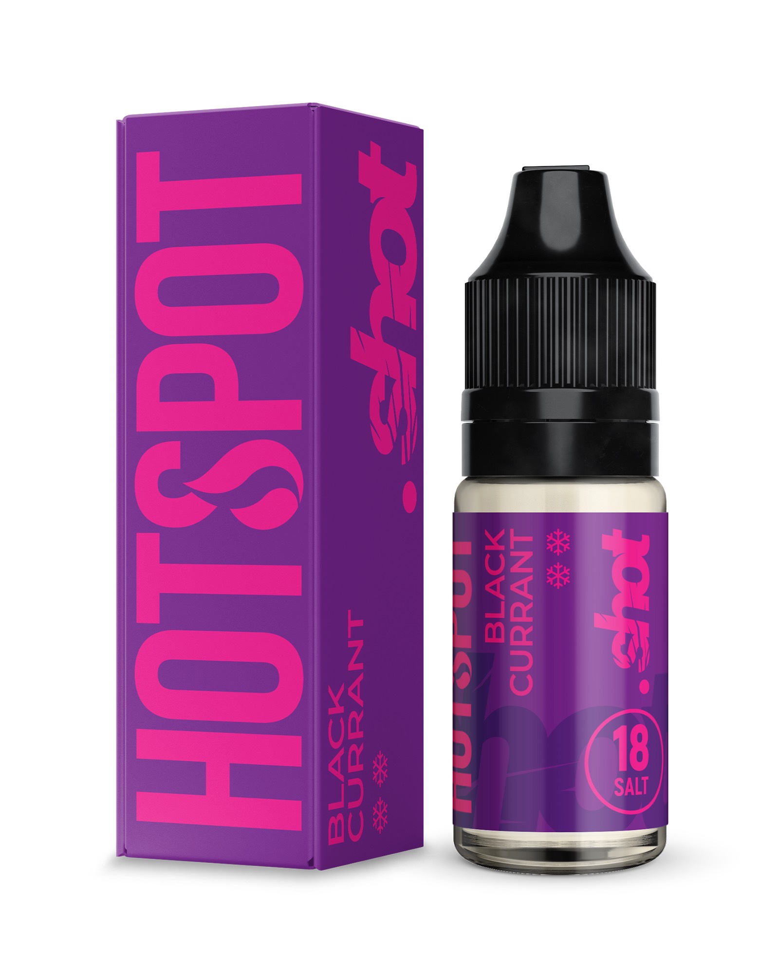 Жидкость - Hotspot Shot - Black Currant - salt 18 - 10 ml