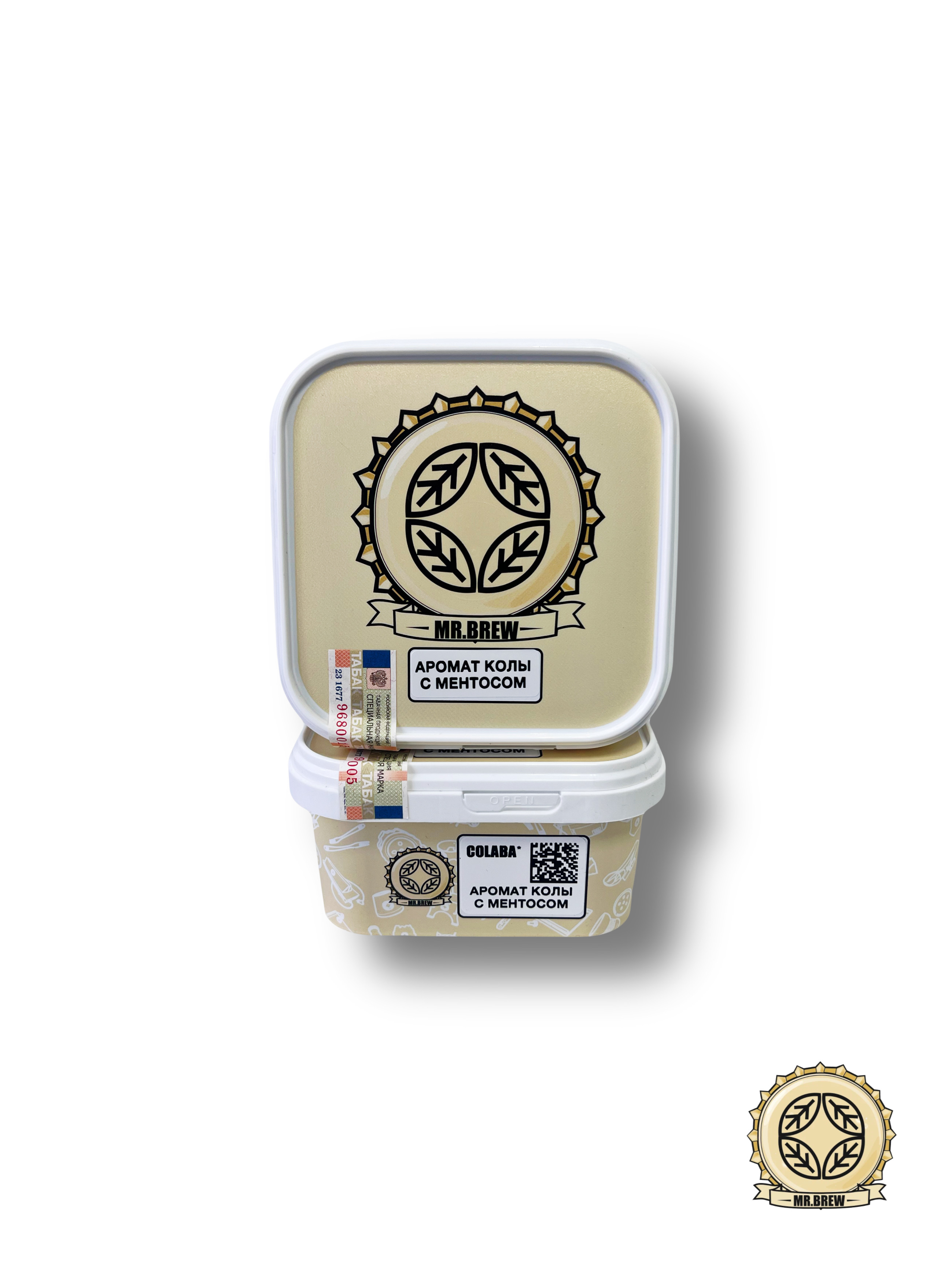Табак для кальяна - MR. Brew - COLABA - ( с ароматом КОЛА С МЭНТОСОМ ) - 200 г