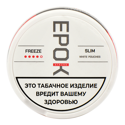 Жевательный табак - EPOK - Slim Strong - Freeze - 8 г ( белые пакеты )