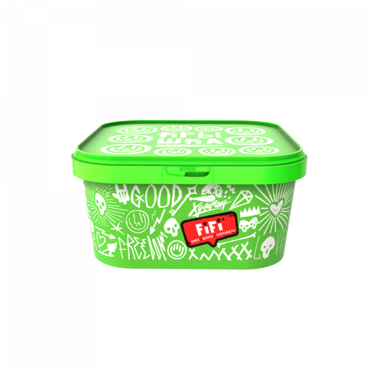 Табак для кальяна - Хулиган - FIFI ( с ароматом шоколадно - ореховая ириска ) - 200 г