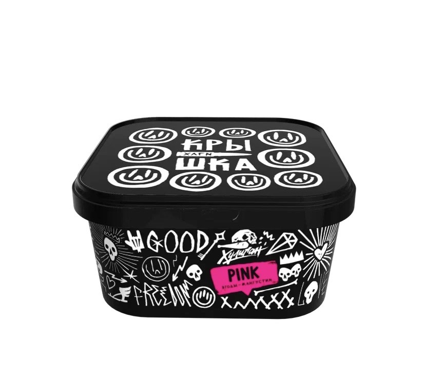 Табак для кальяна - Хулиган - PINK ( с ароматом ягоды-мангустин ) - 200 г