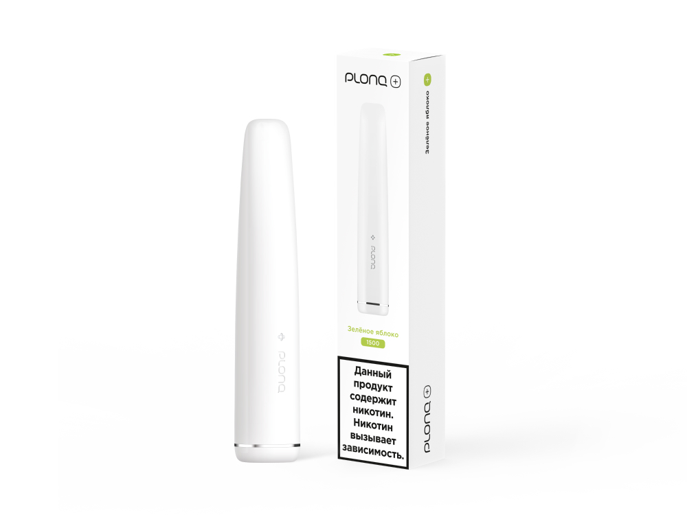 ЭСДН - Plonq Plus 1500 - Зеленое Яблоко