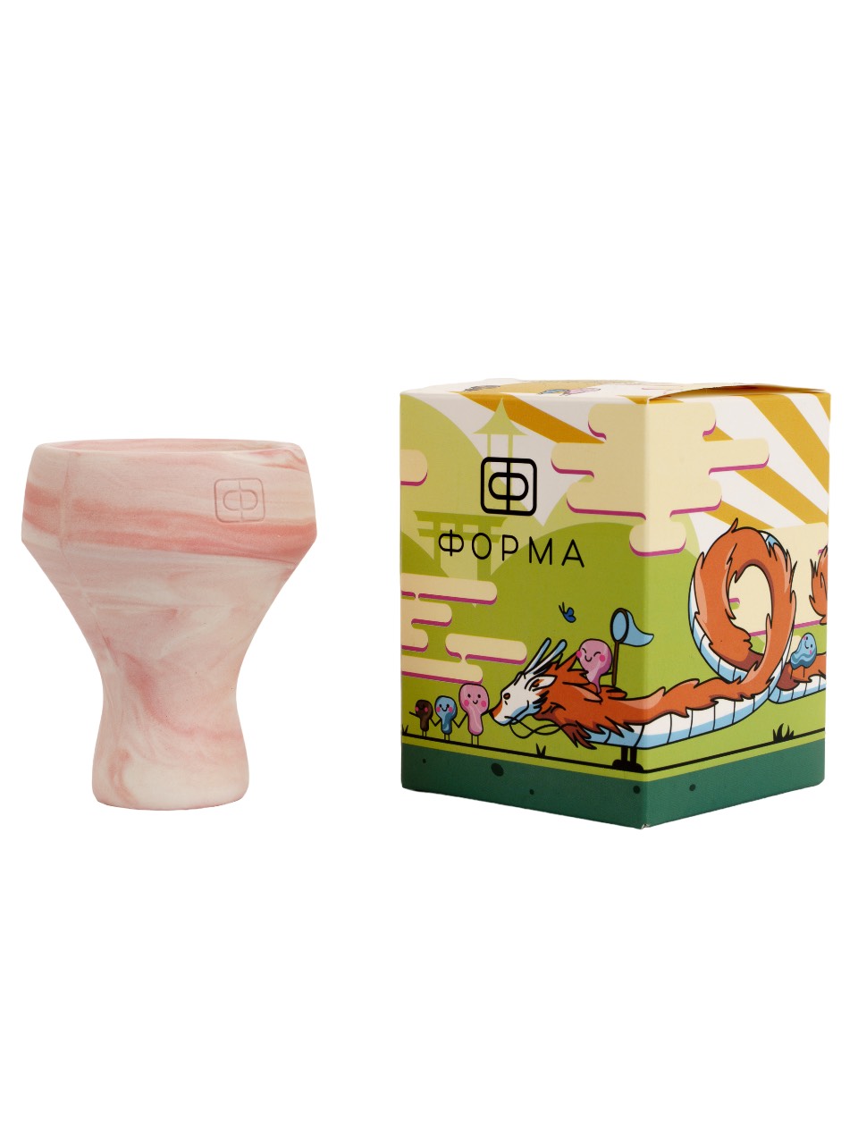 Чаша для кальяна - Forma Bowl - base - Сакура (розовая) ( турка )