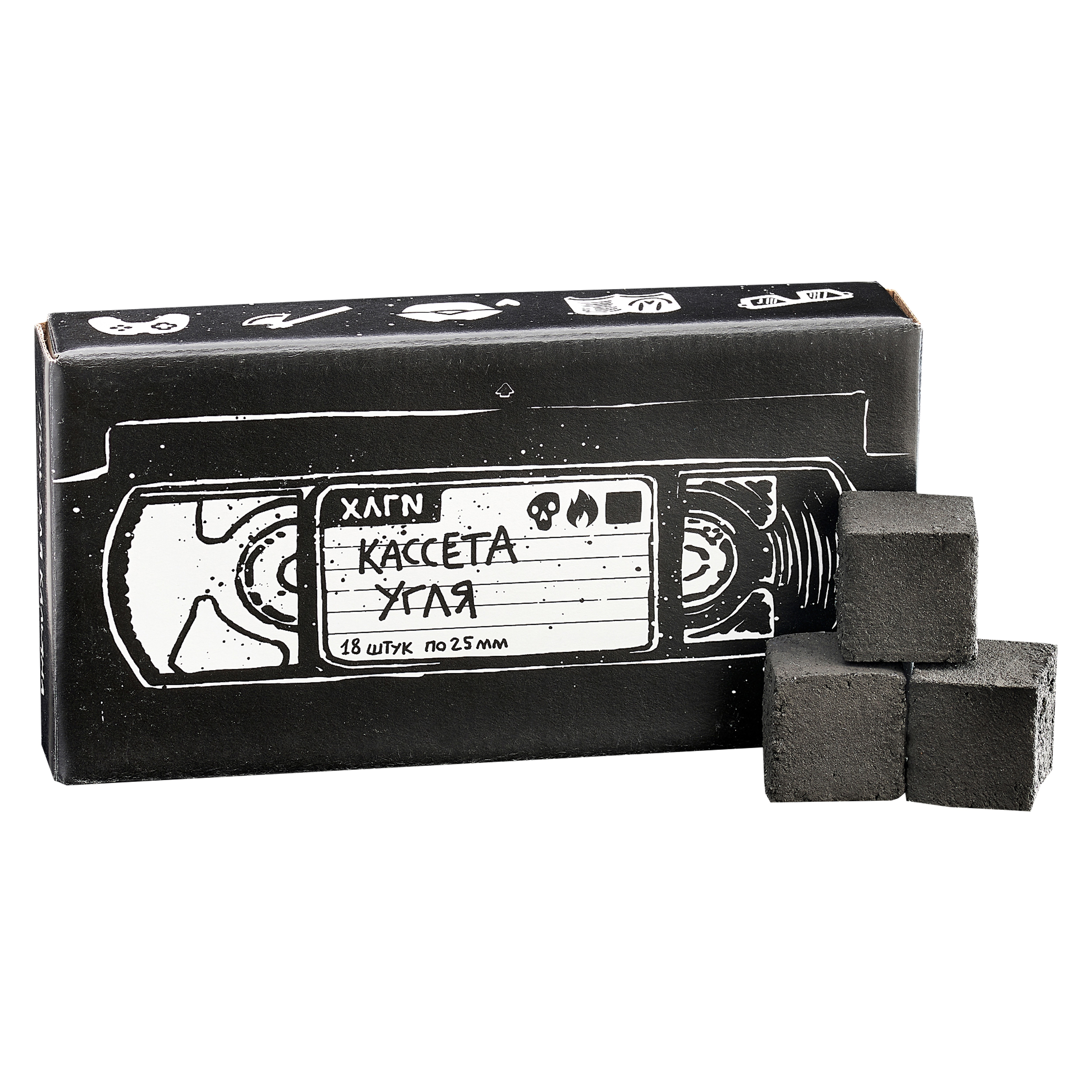 Уголь - Хулиган ( VHS кассета ) - 2.5 cube - 250 гр