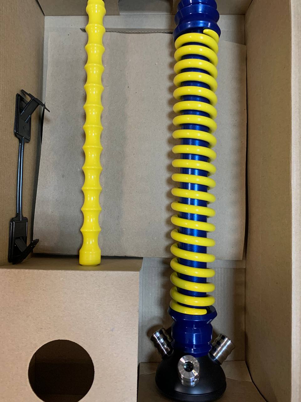 Кальян - Mamay - Coilovers - ( Синяя шахта - Желтая спираль ) - 1.22