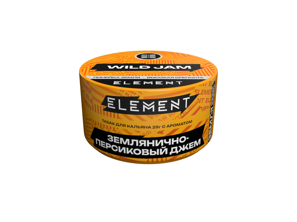 Табак для кальяна - (Oбн.) Element Earth - Wild Jam ( с ароматом землянично-персиковый джем ) - 25 г