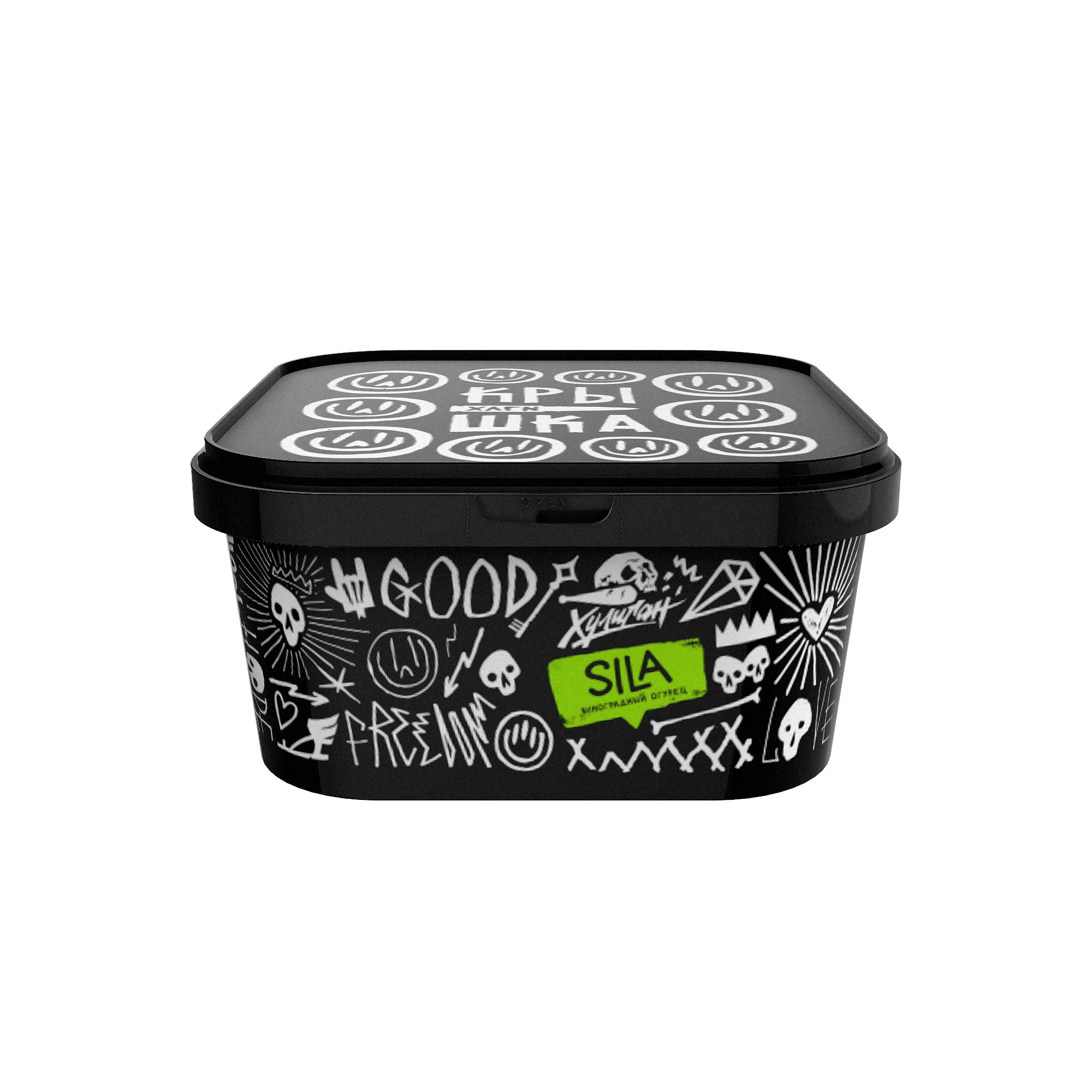 Табак для кальяна - Хулиган - SILA ( с ароматом виноградный огурец ) - 200 г