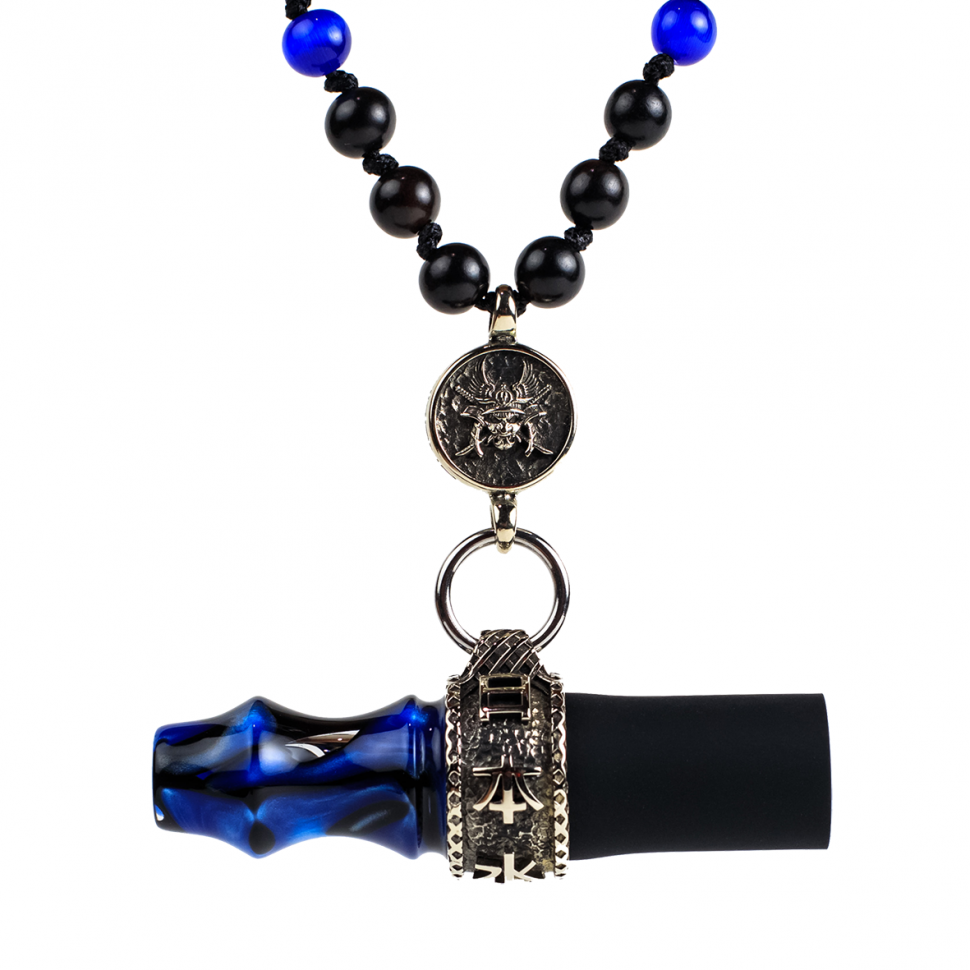 Персональный мундштук Japona Hookah - Samurai Beads - Blue