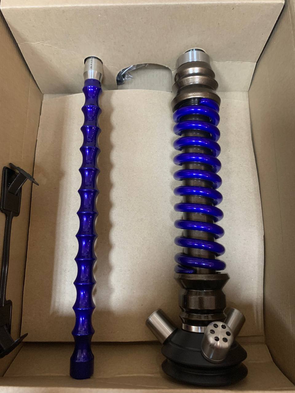 Кальян - Mamay - Coilovers Mini - ( Бронза шахта - Синий Лак спираль )