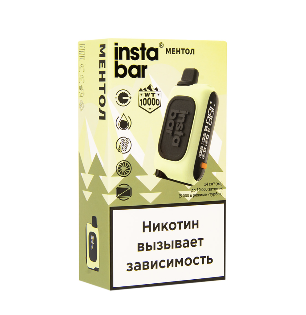 ЭСДН - Instabar by Plonq 10000 - Ментол