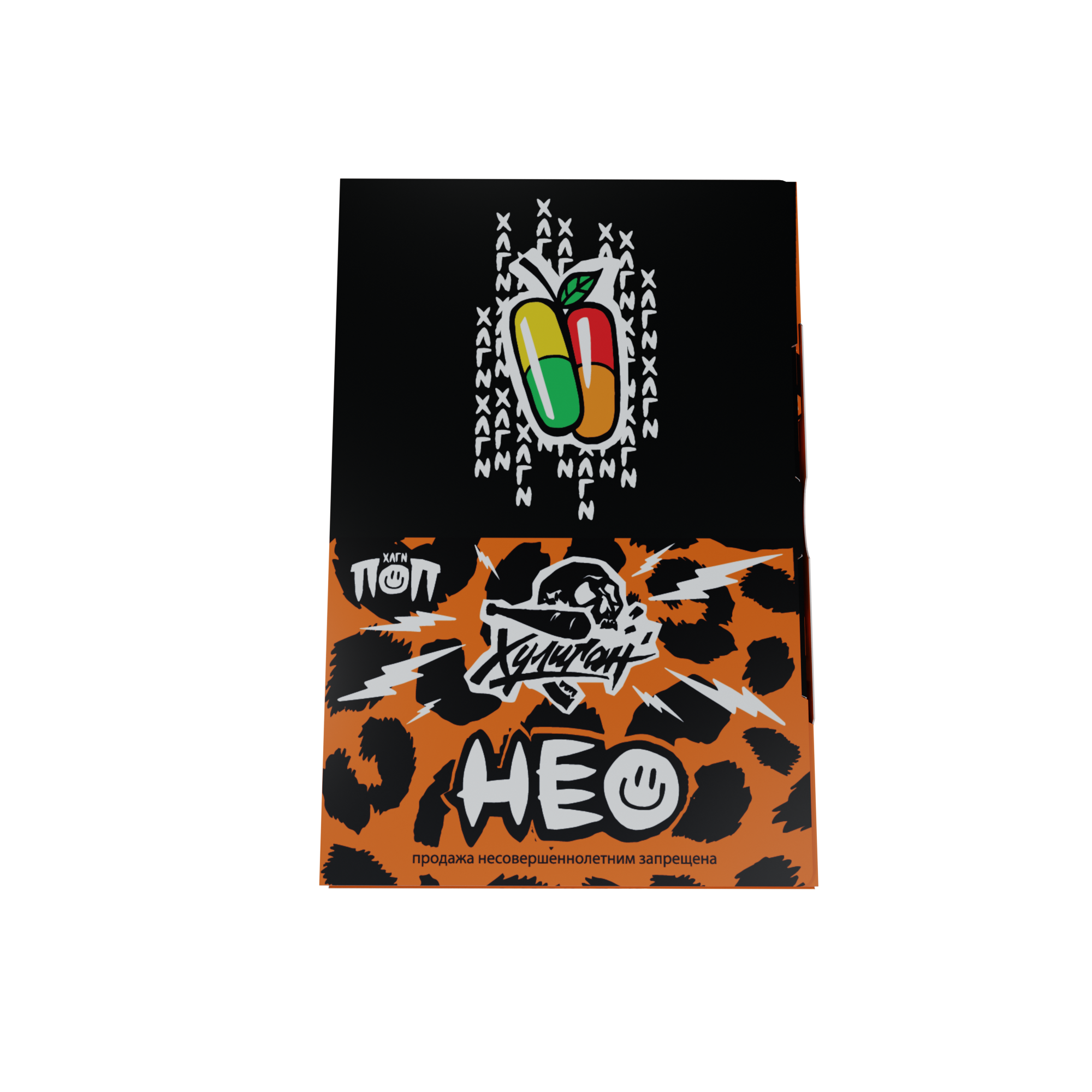 Табак для кальяна - Хулиган поп - Нео ( с ароматом тропический персик ) - 25 г