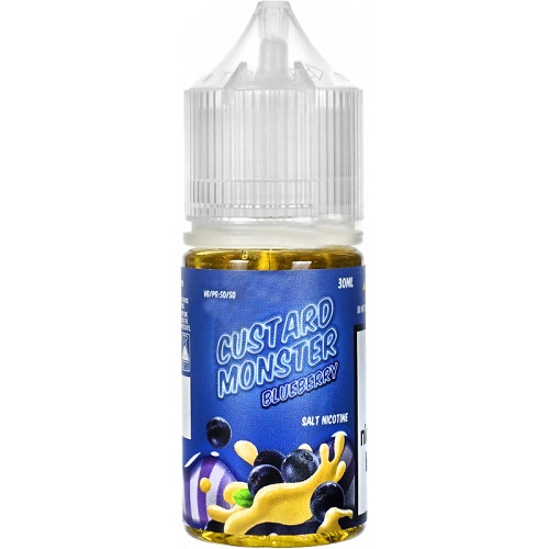 Жидкость СUSTARD MONSTER SALT - Blueberry (черничный заварной крем) - 30 мл