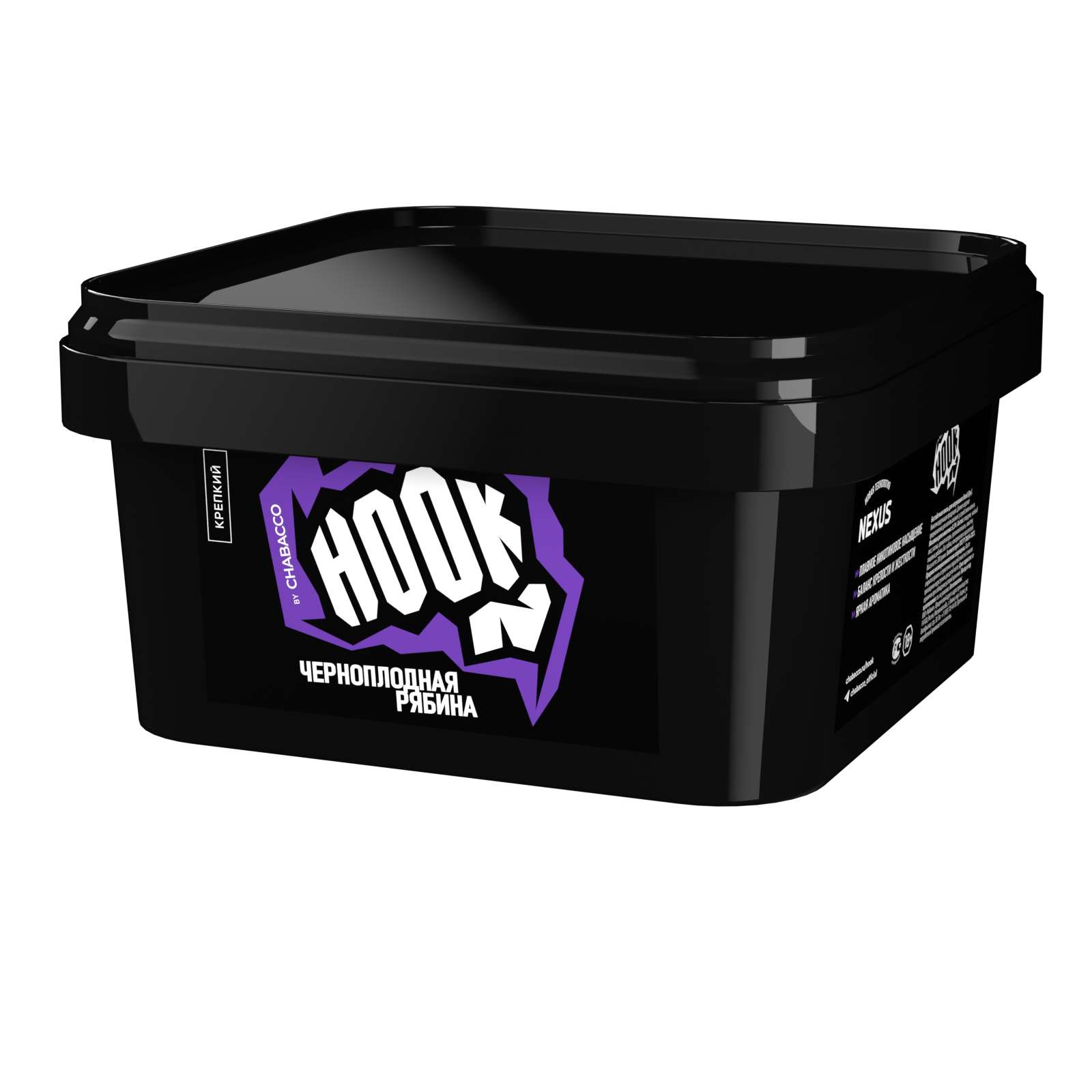 Бестабачная смесь для кальяна - HOOK - ( с ароматом ЧЕРНОПЛОДНАЯ РЯБИНА ) - 200 г