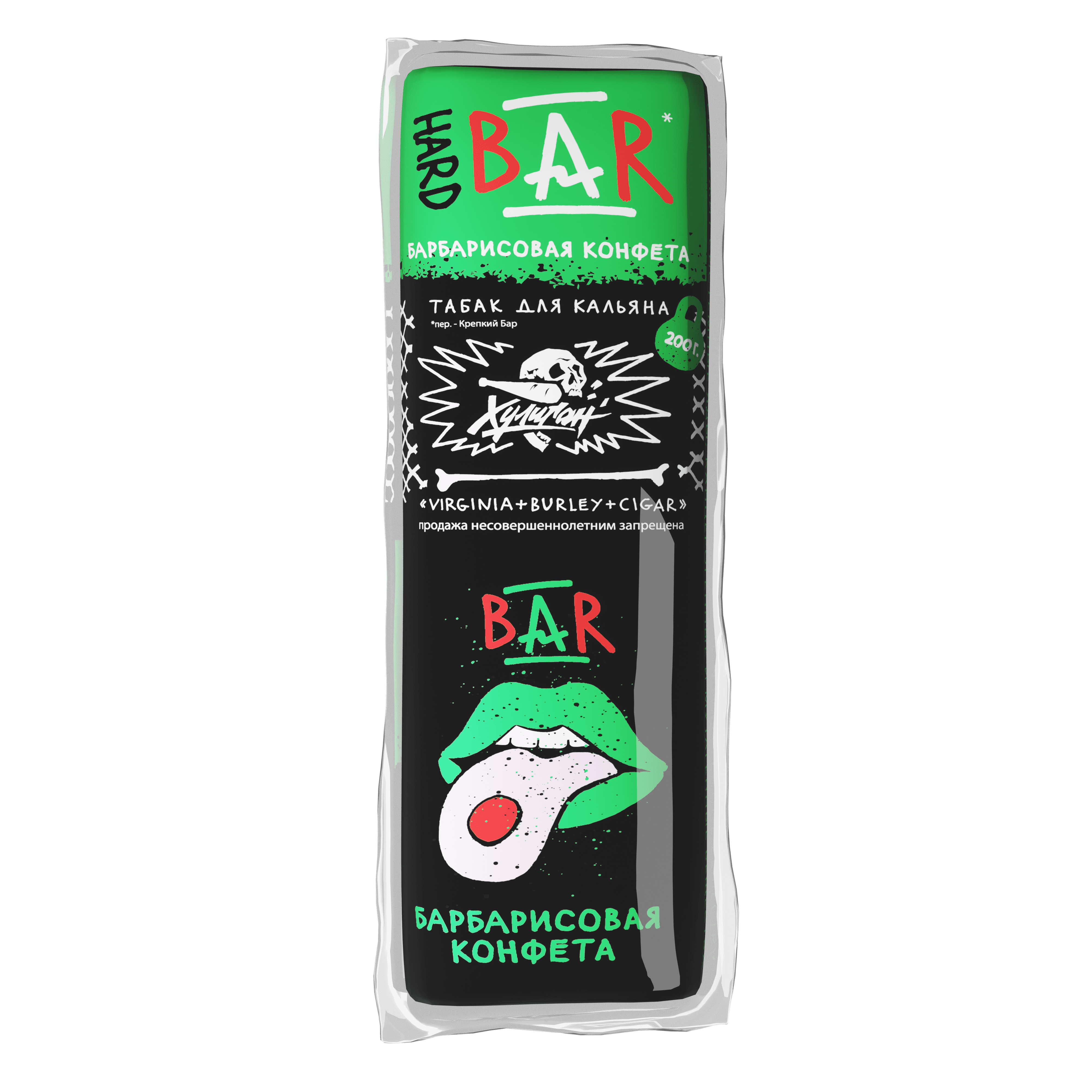 Табак для кальяна - Хулиган HARD - BAR ( с ароматом барбарис ) - 200 г