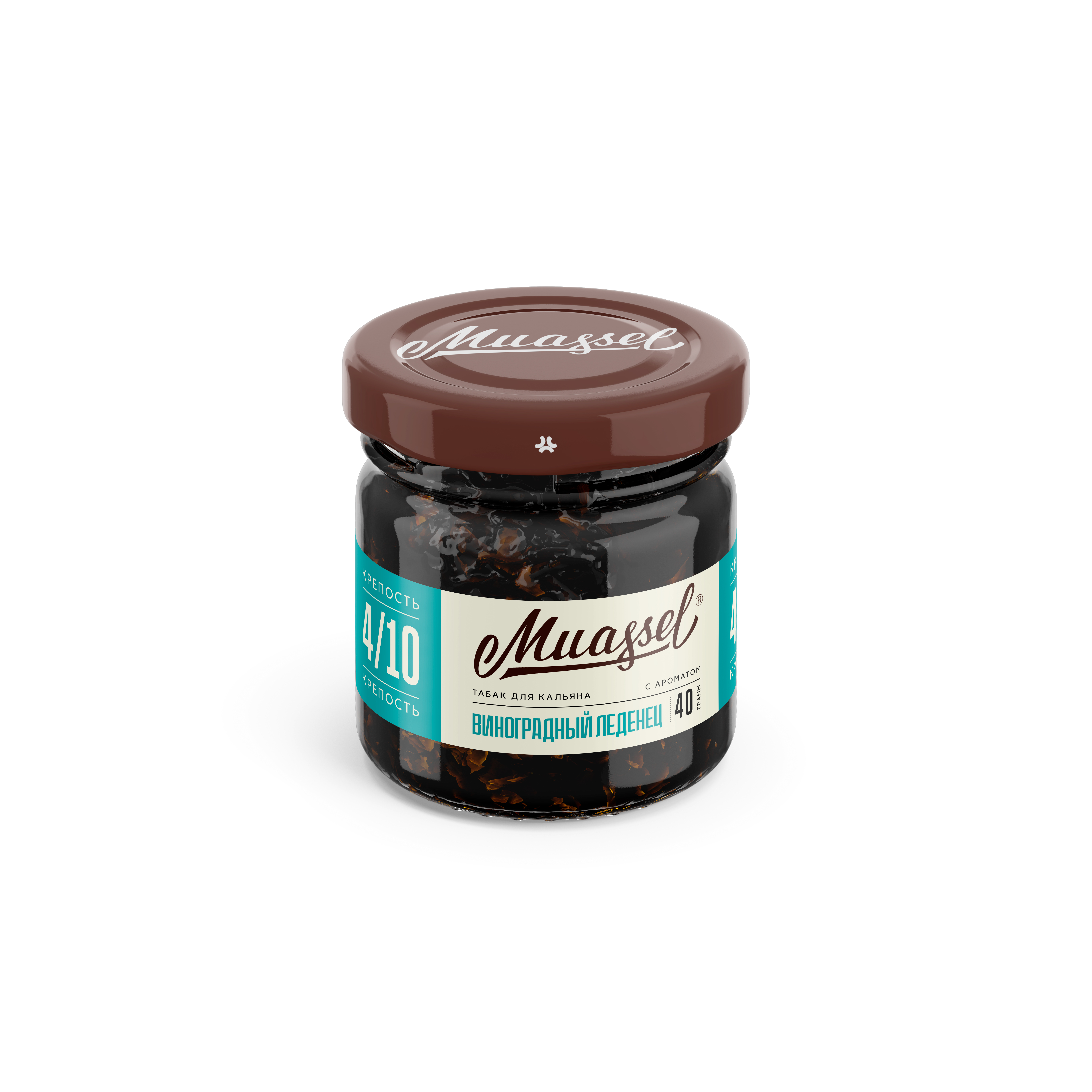 Табак для кальяна - Muassel medium 4/10 - Леденец виноградный ( с ароматом виноградный леденец ) - 40 г