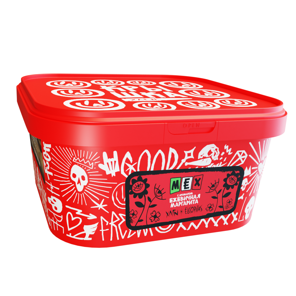 Табак для кальяна - Хулиган Elcopitas - MEX ( с ароматом ежевичная маргарита ) - 200 г