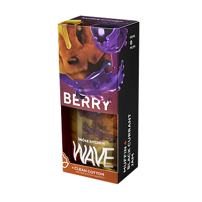Жидкость - Smoke Kitchen - Wave - Berry - 3mg - 100 ml