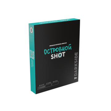 Табак для кальяна - Darkside - Shot - Островной ( с ароматом вафли, земляника, дыня ) - 30 г