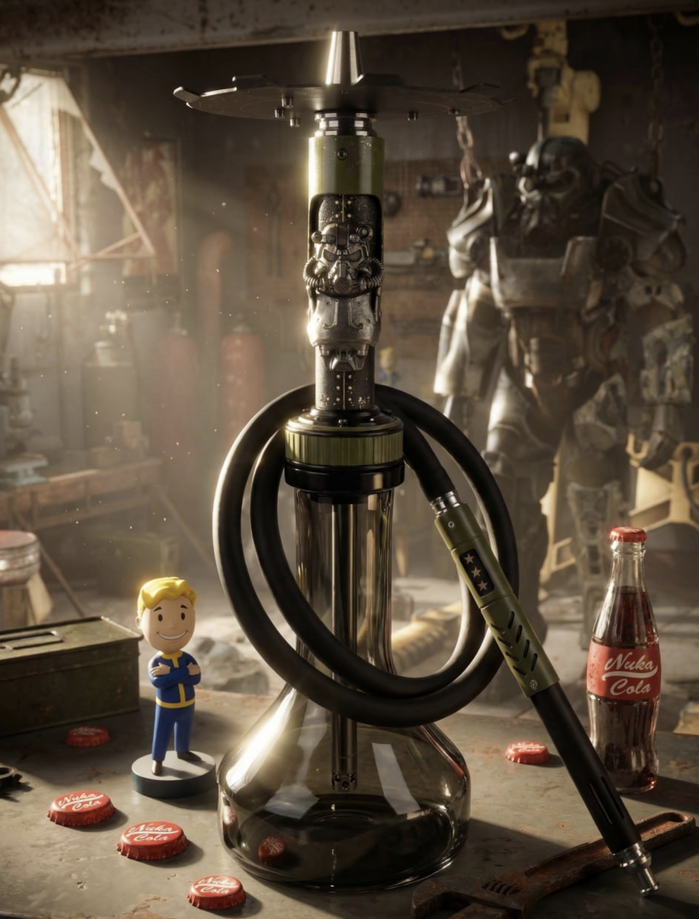 Кальян - El Bomber - LE - PALADIN ( шахта/шланг/мундштук/уплотнители)