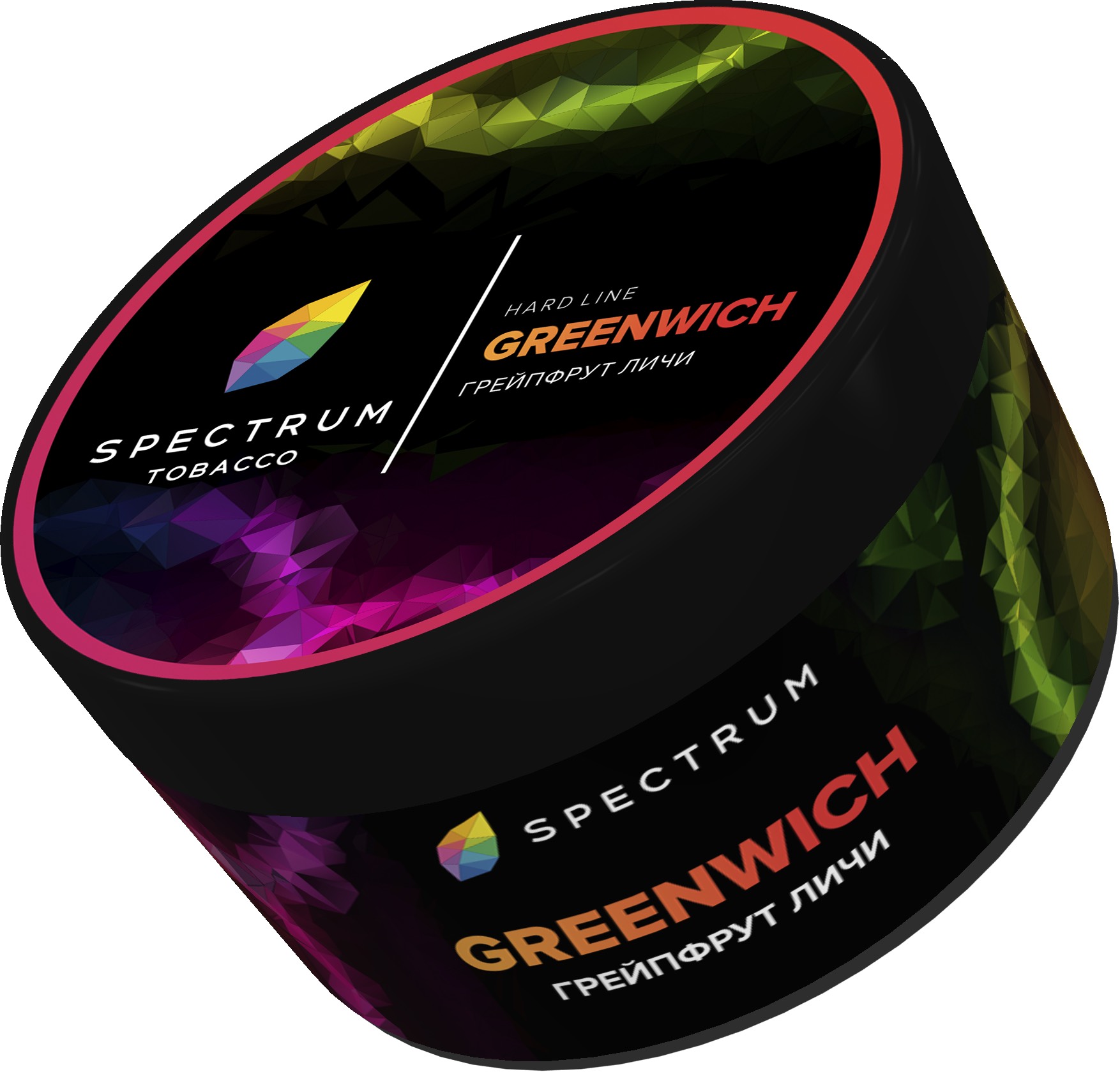 Табак для кальяна - SPECTRUM - GREENWICH ( с ароматом грейпфрут личи ) - 200 г - HARD LINE