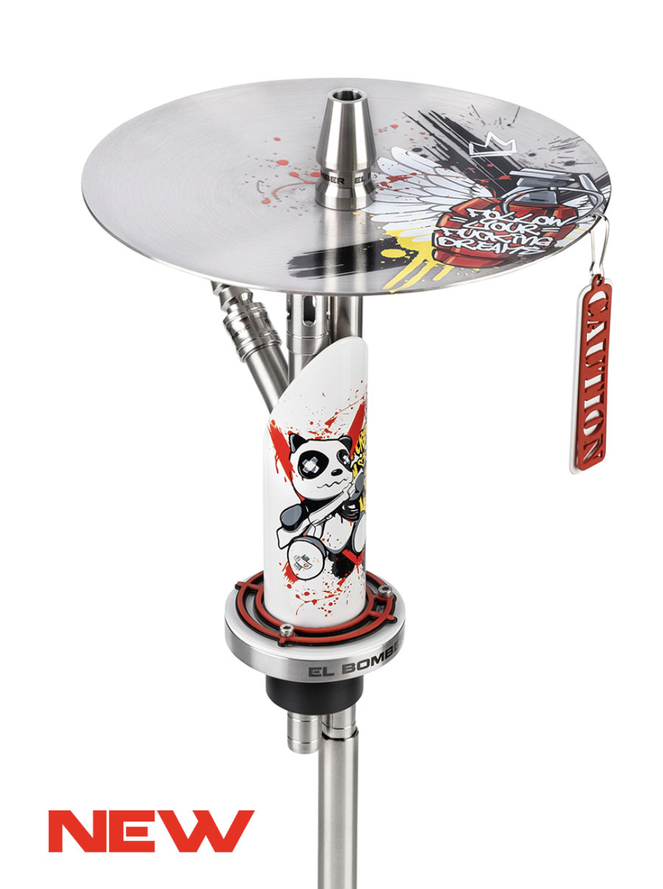 Кальян - El Bomber Igla - Street Art ( шахта/шланг/мундштук/уплотнители)