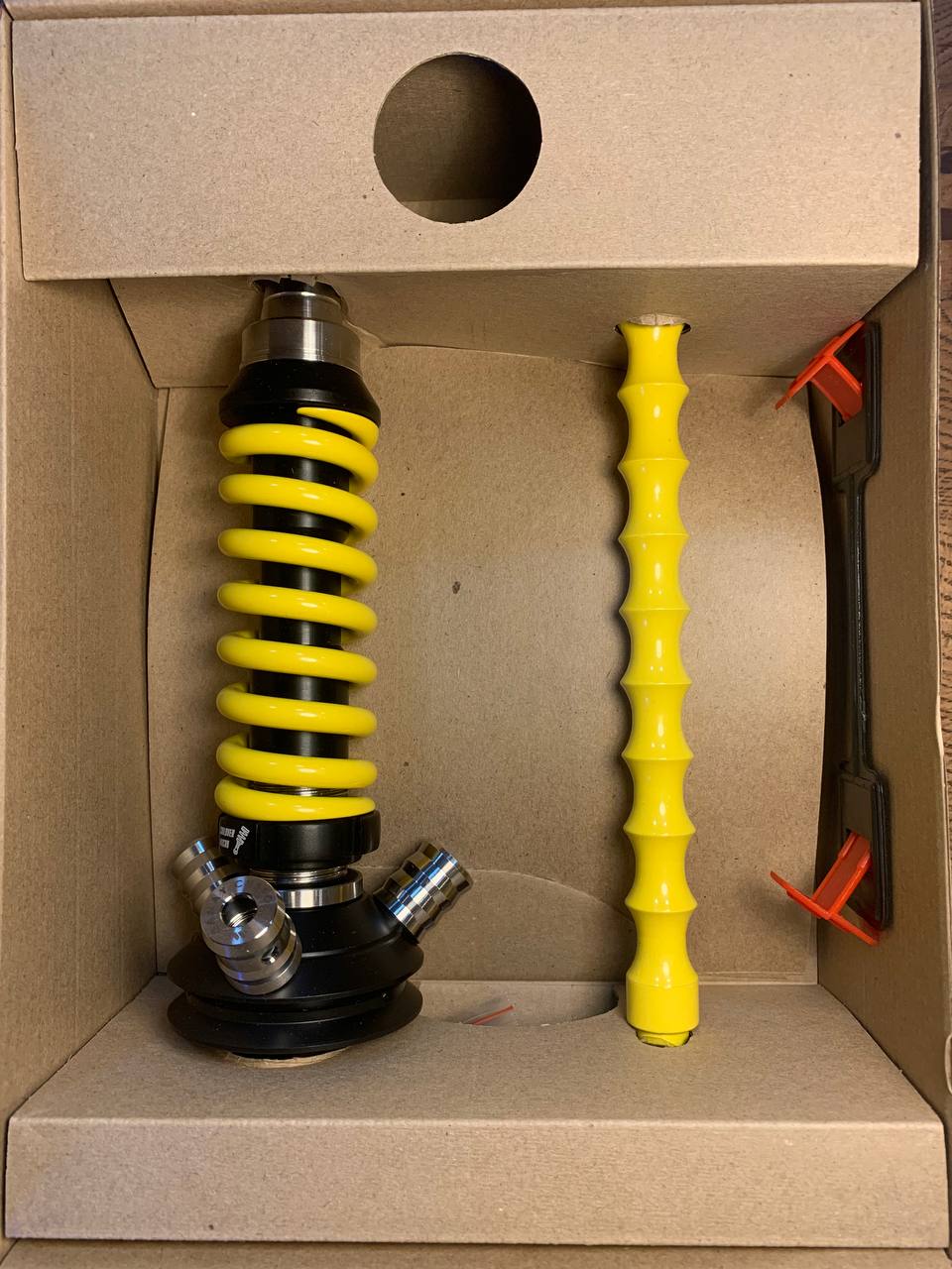 Кальян - Mamay - Coilovers Micro - ( Черная шахта - желтая спираль )