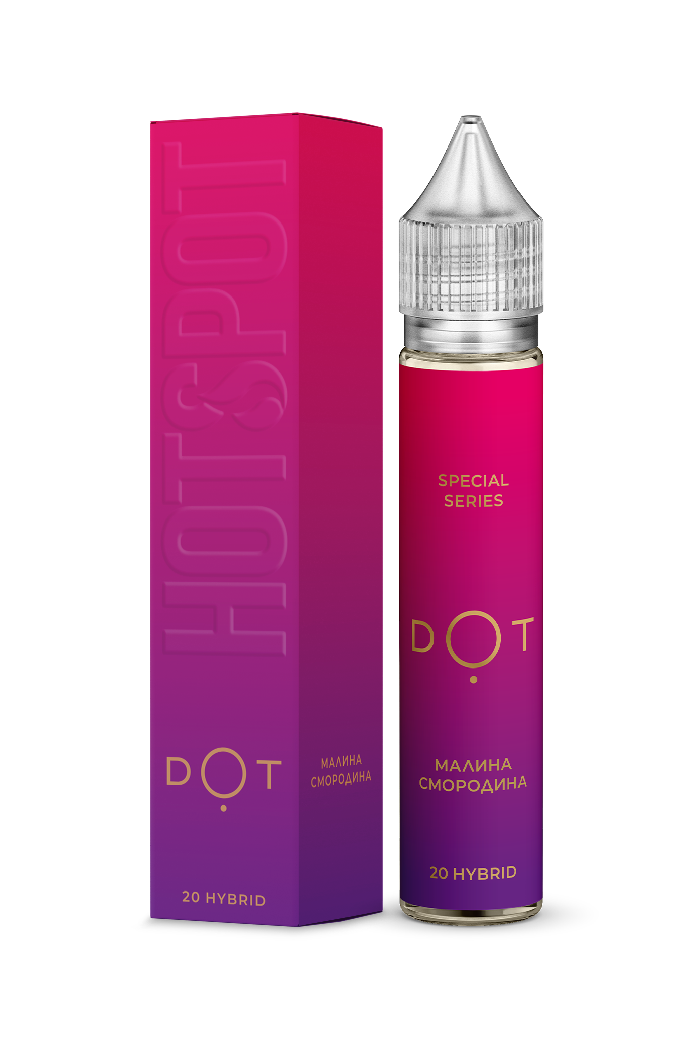 Жидкость - Hotspot DOT - Hybryd - Малина Смородина - 30 ml