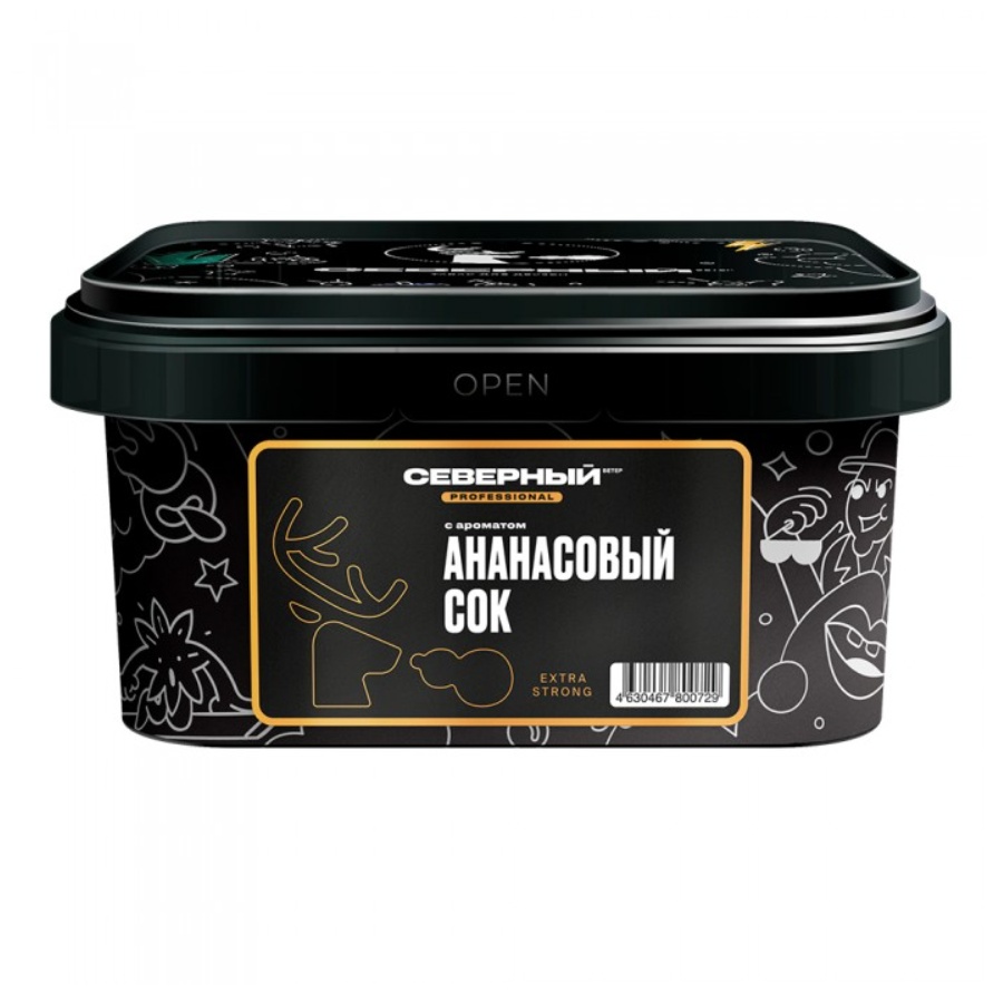 Табак для кальяна - Северный PRO - АНАНАСОВЫЙ СОК ( с ароматом ананасовый сок ) - 200 г