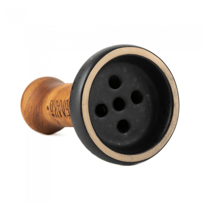 Чаша для кальяна - Облако - Black Glaze - черный матовый