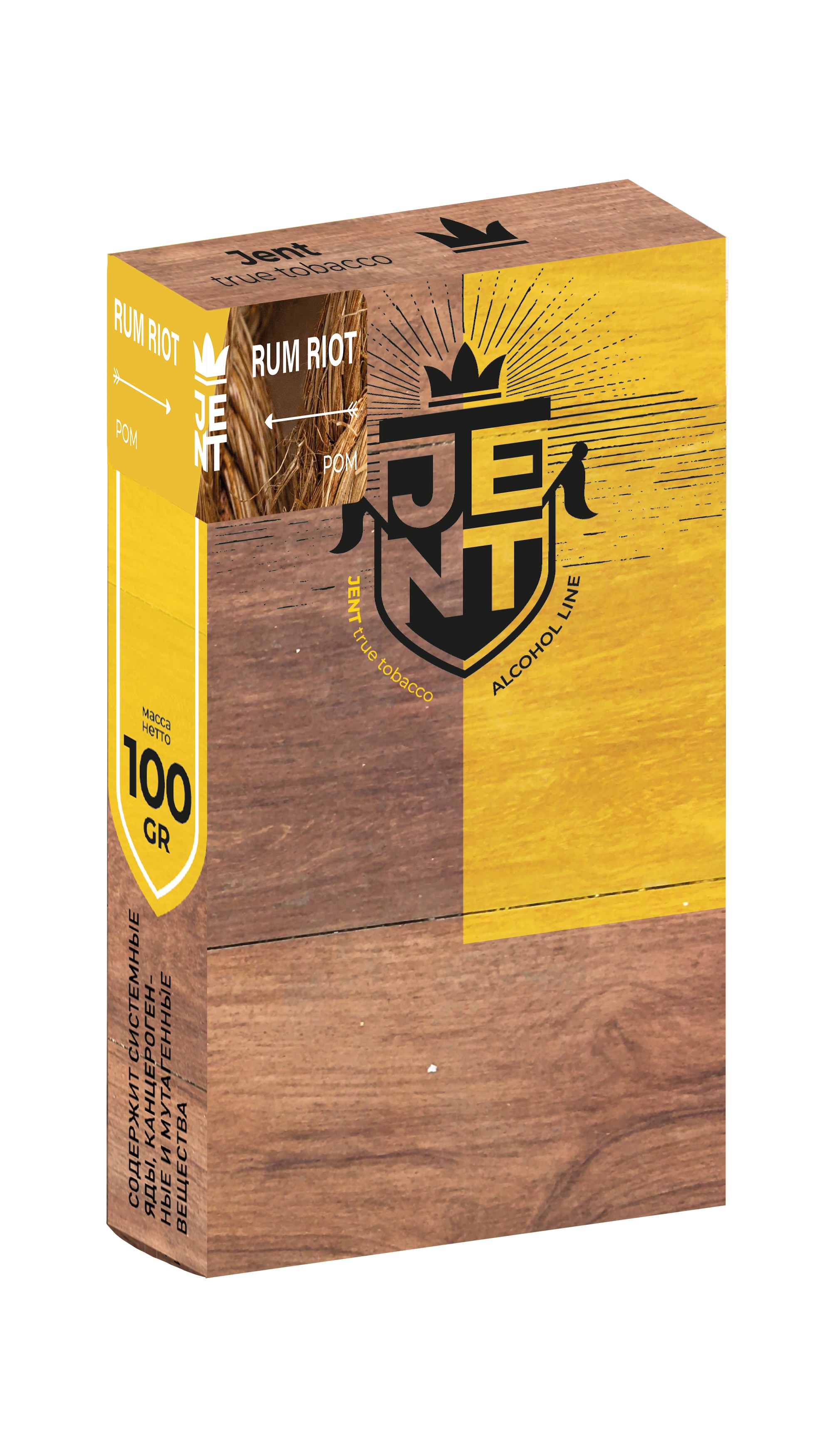 Табак для кальяна - Jent Alcohol - Rum Riot ( с ароматом ром ) - 100 г