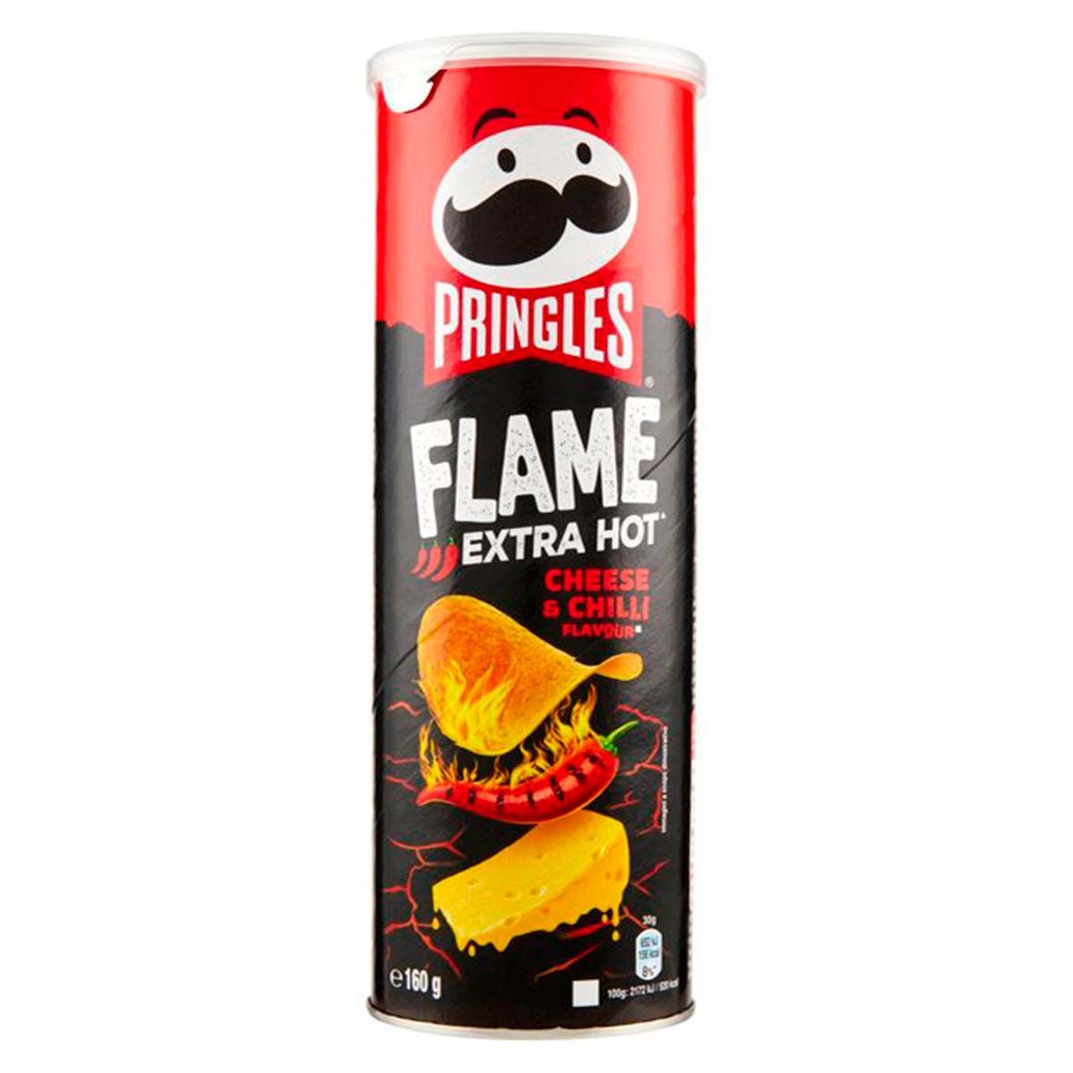 Чипсы Pringles HOT - Flamin (чили и сыр) - 160 г