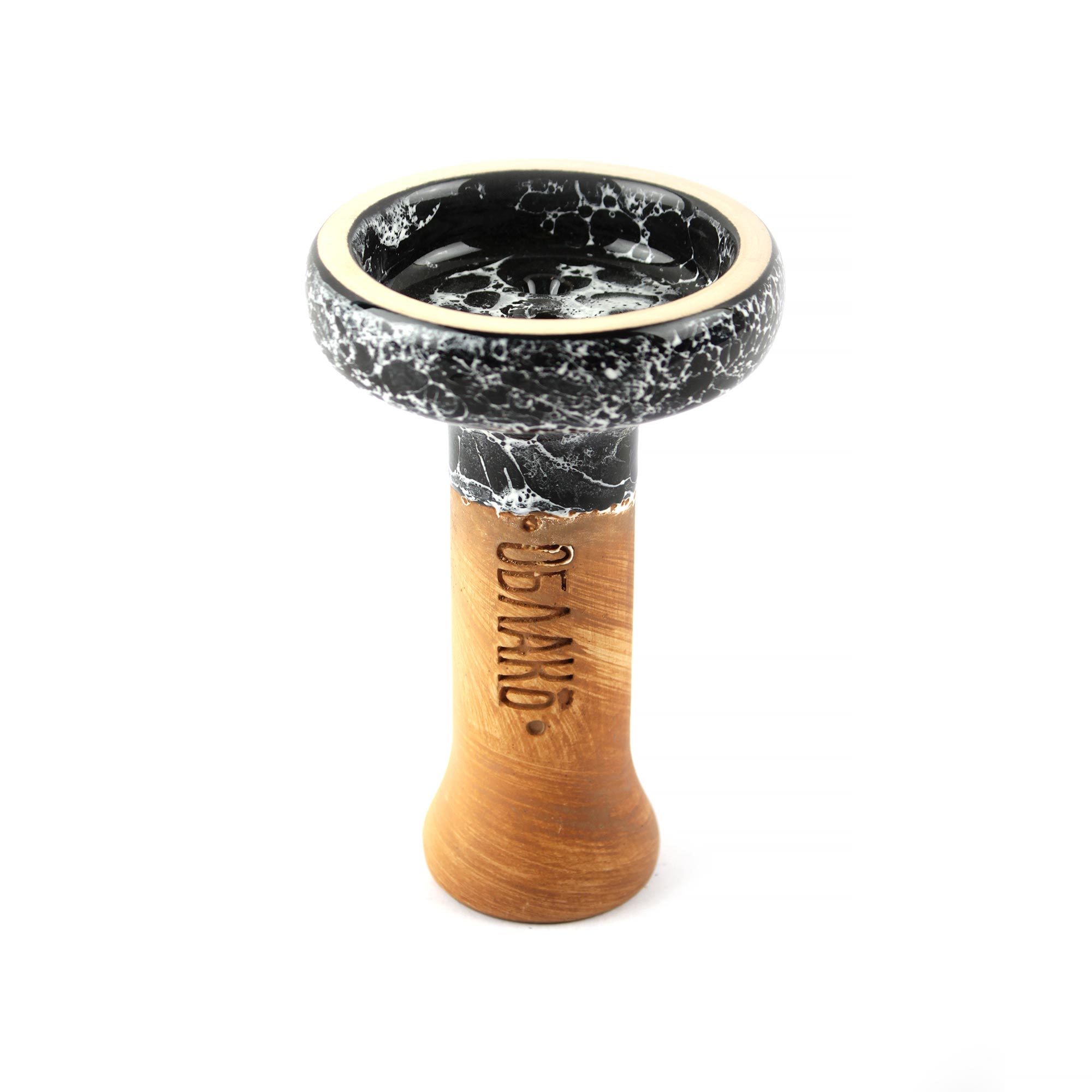 Чаша для кальяна - Облако - Black Glaze