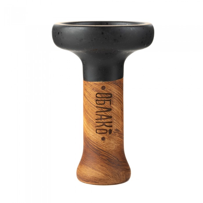 Чаша для кальяна - Облако - Black Glaze - черный матовый