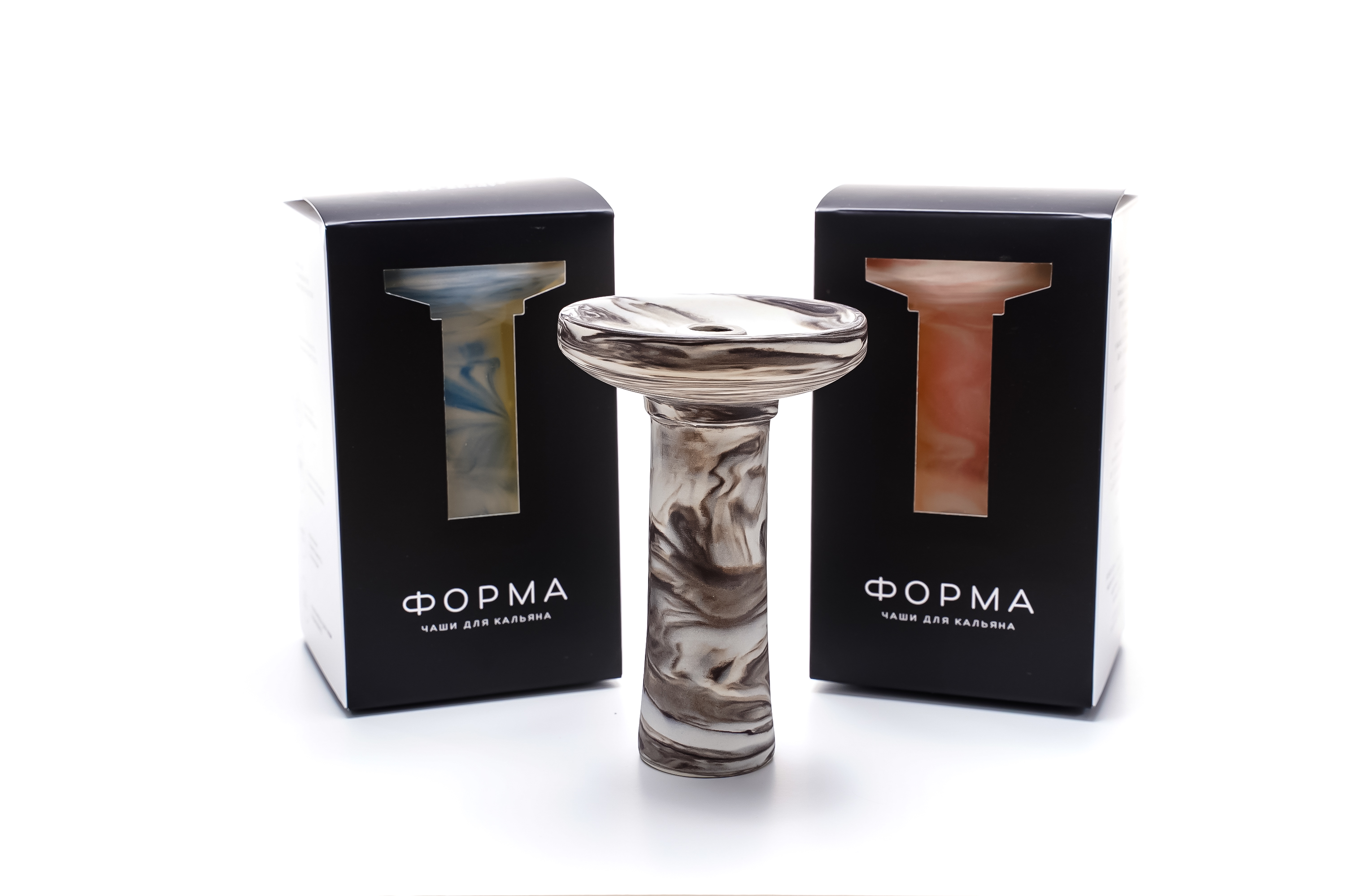 Чаша для кальяна - Forma Bowl - Phunnel - Нерикоми (черно-белая) ( фанэл )