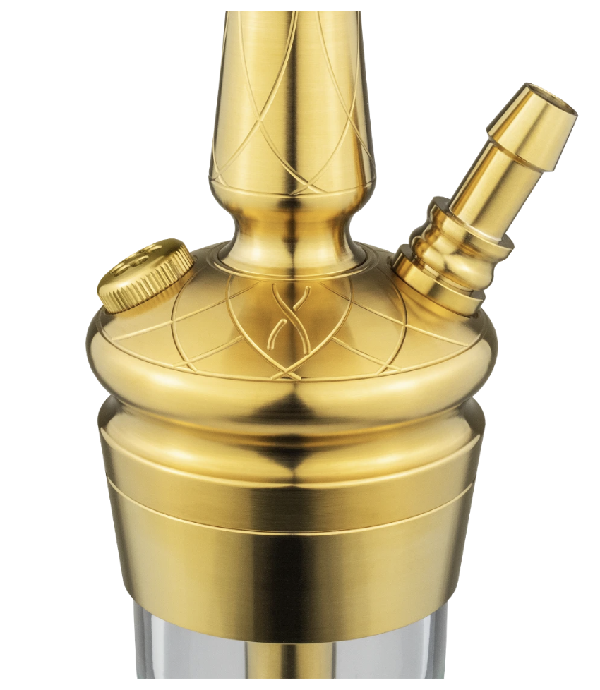 Кальян - Hoob - Go Pro - Gold - ( фиксированное блюдце / без колбы )