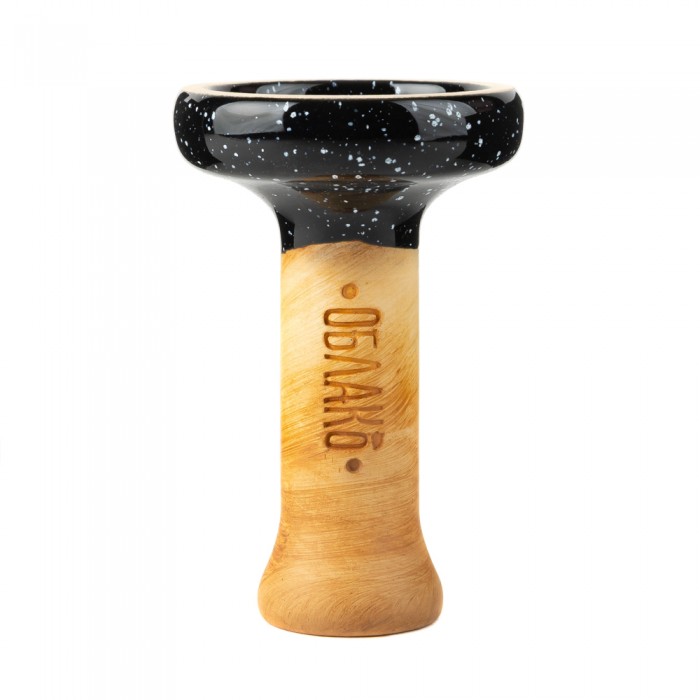 Чаша для кальяна - Облако - Black Glaze - космос черный