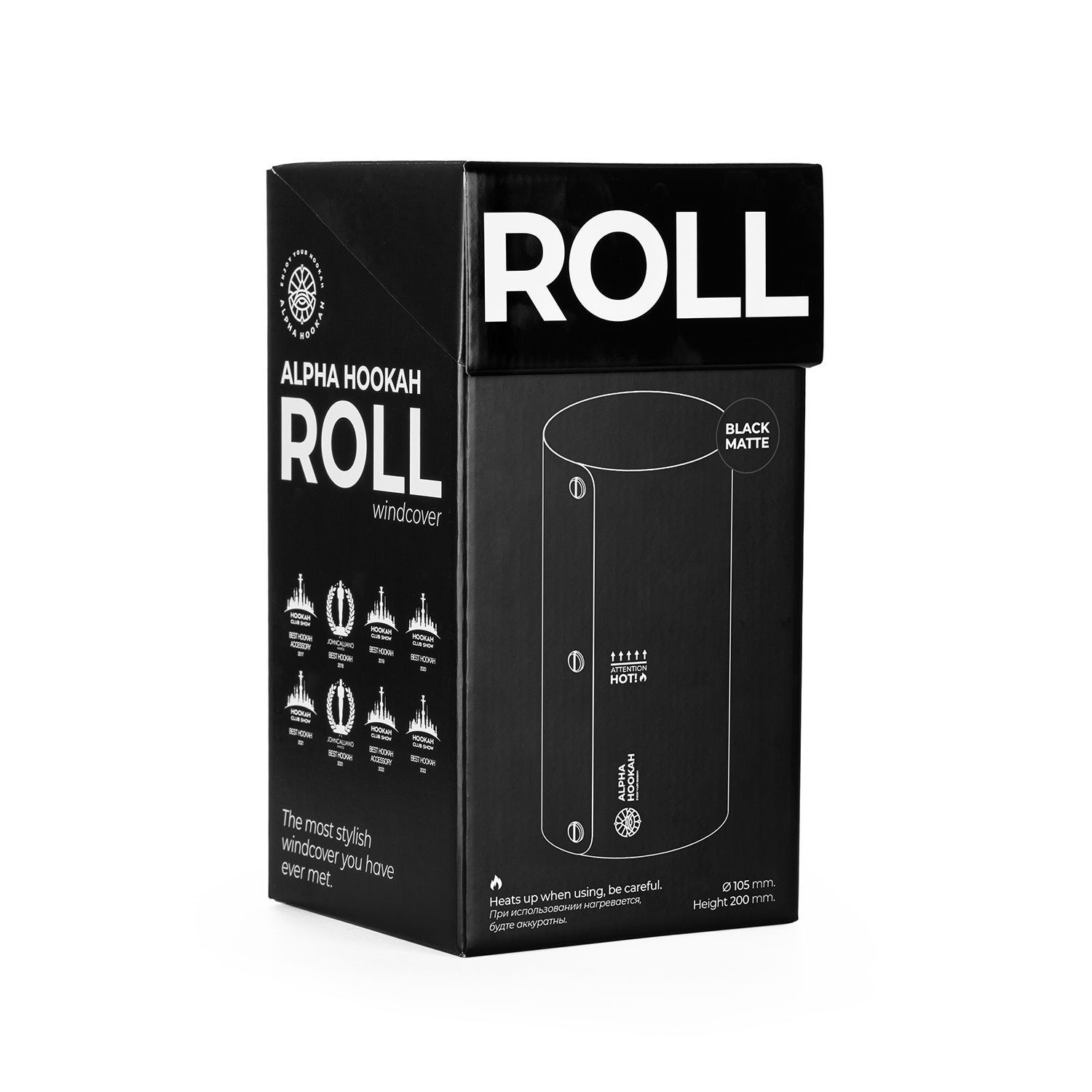 Колпак / ветровик для кальяна - Alpha Roll (цвет Ferra Red) - PF RFRD