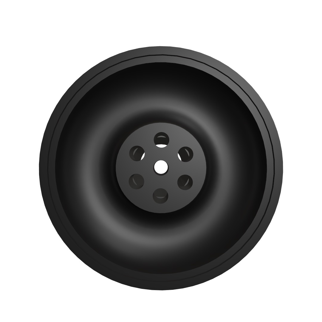 Чаша для кальяна - Хулиган - Roller - черная матовая ( фанел )