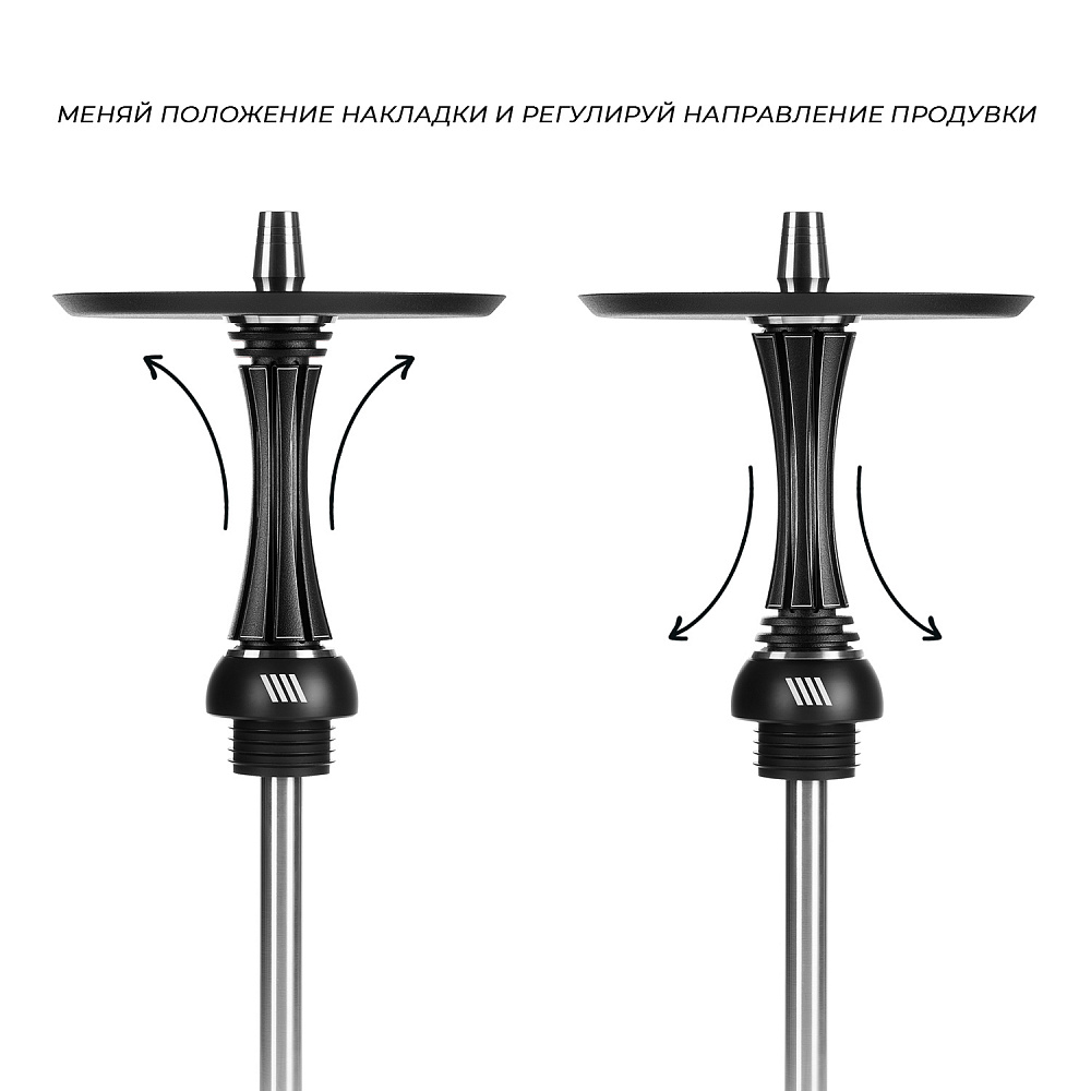 Кальян - Alpha Hookah - X REVERSE - Black Matt - XRVRSBMTT